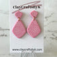 Pink earrings | Patterned collection